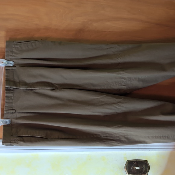 Eddie Bauer Other - Eddie Bauer Brown Waistband Trousers Vintage 609 Cut Cotton Poly Blend W40